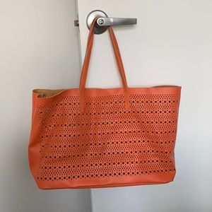 Orange tote